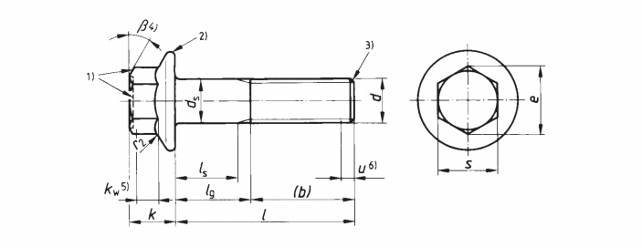 DIN1662 Hex Head Flange Bolts-Small Series